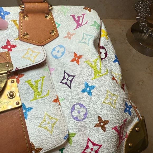 Vintage Louis Vuitton Murakami Speedy 30 – White / Multicolor - Picture 8 of 16
